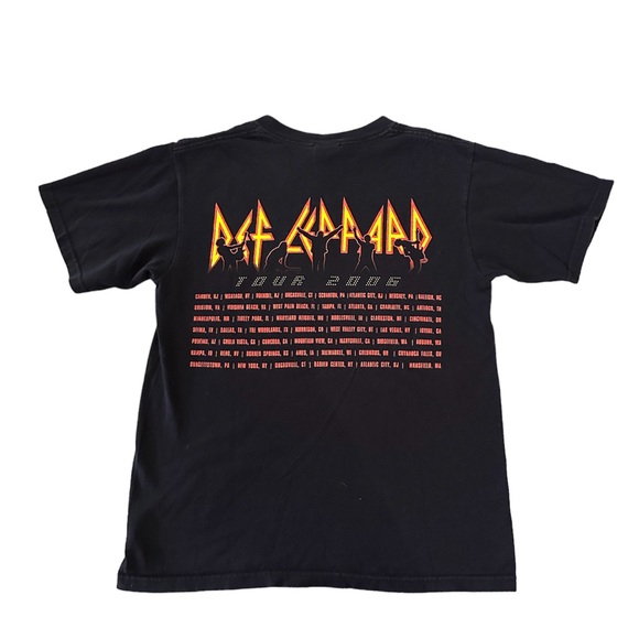 Def Leopard Concert T-Shirt 2006 Size S - Picture 3 of 3